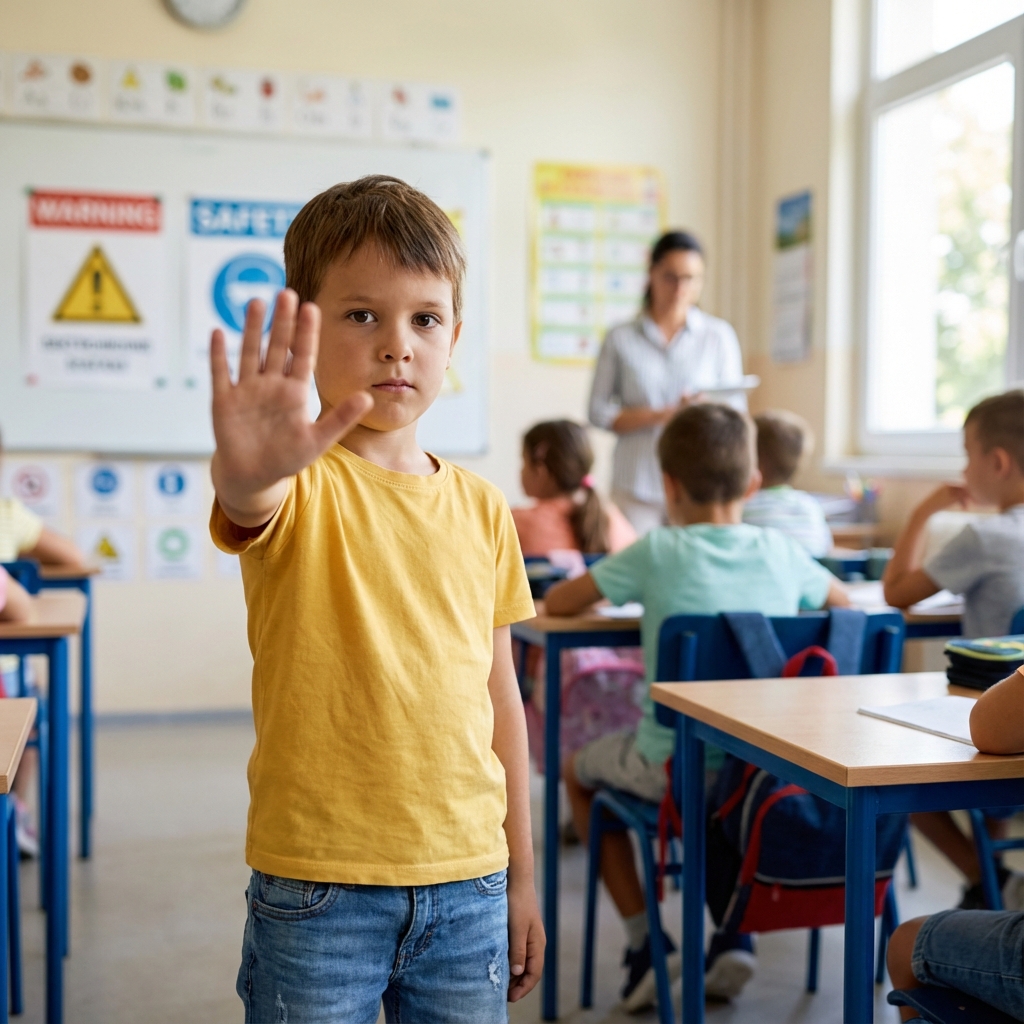 Ребенок говорит стоп